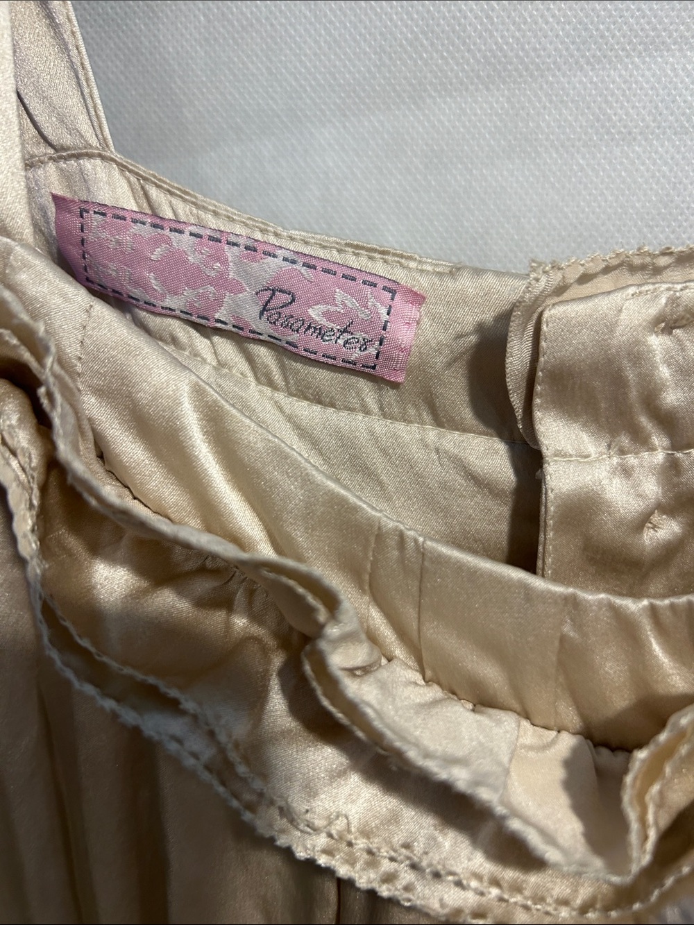 Parameters Silky Champagne Slip Dress.
Loc. Y - Picture 3 of 10